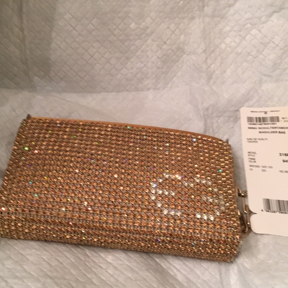 Escada Handbags - Escada gold crystal bag